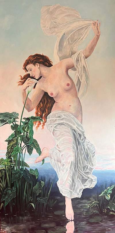 Godess Aurora painting